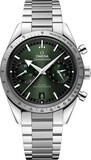 Omega Speedmaster 57 Coaxial Chronometer Chronograph Green Dial 40.5mm on Bracelet