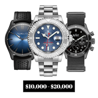 Pre-owned Watches $10,000.00 to $20,000.00