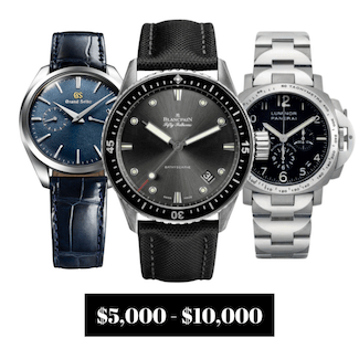 Pre-owned Watches $5,000.00 to $10,000.00